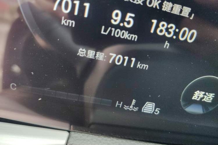 Used GAC Trumpchi GS8 2025 Linghang Series 2.0 TGDI Two-Wheel-Drive Luxury Edition 5 Seats Odometer Close Up