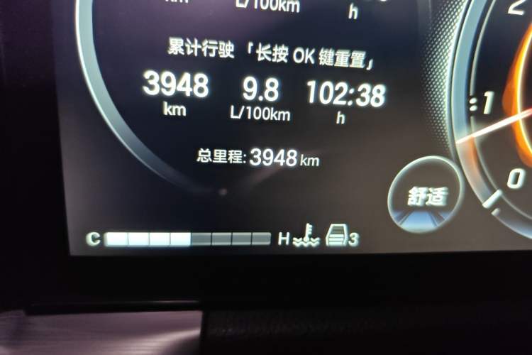 Used GAC Trumpchi GS8 2025 Linghang Series 2.0 TGDI Two-Wheel-Drive Luxury Edition 5 Seats Odometer Close Up