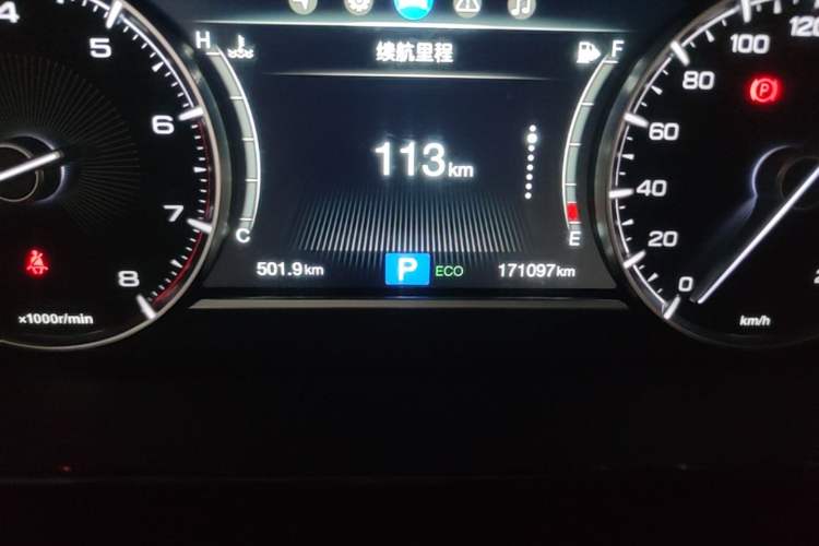 Used GAC Trumpchi M6 2019 270T Automatic Luxury Edition (7-seater) China V Standard Odometer Close Up