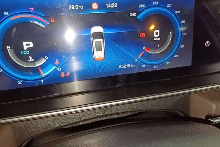 Used GAC Trumpchi M6 2019 270T DCT Prestige Edition (7-seater) China VI Odometer Close Up