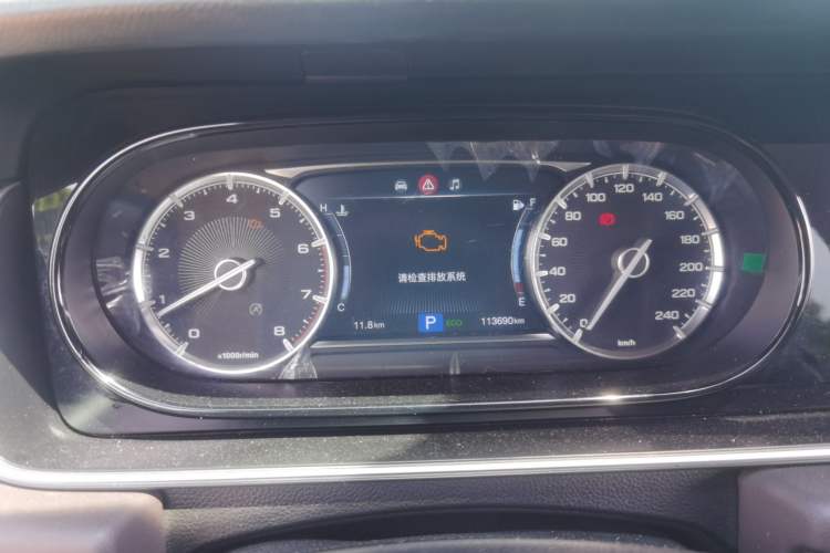 Used GAC Trumpchi M6 2019 270T Automatic Luxury Edition (7-seater) China V Standard Instrument Cluster