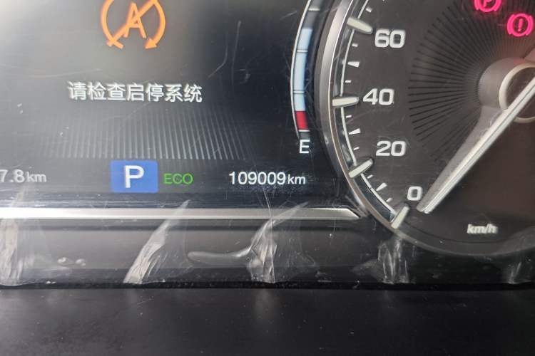 Used GAC Trumpchi M6 2019 270T DCT Elite Edition (7-seater) China VI Odometer Close Up