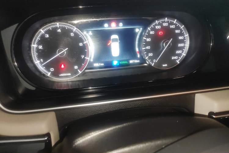 Used GAC Trumpchi M6 2019 270T DCT Elite Edition (7-seater) China VI Odometer Close Up