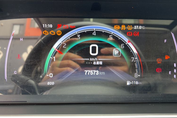Used GAC Trumpchi M6 2021 PRO 270T DCT Luxury Edition Odometer Close Up