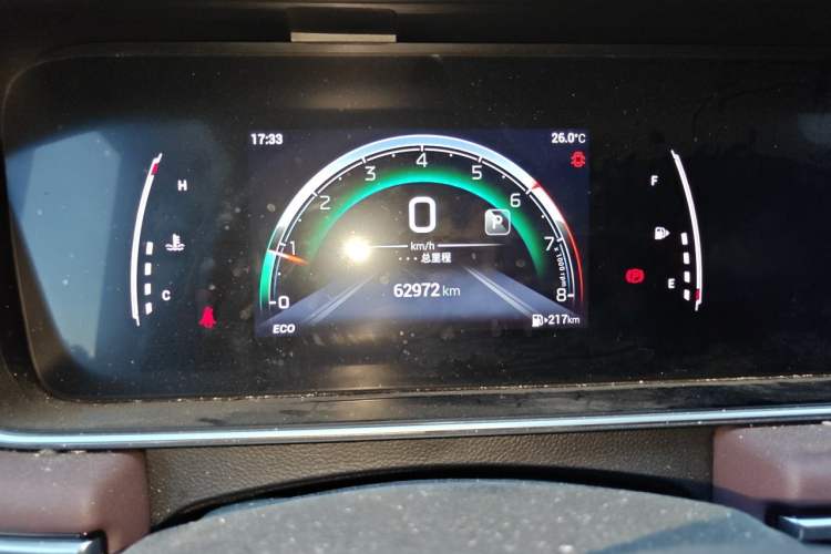 Used GAC Trumpchi M6 2021 270T DCT Elite Edition (7-seater) Odometer Close Up