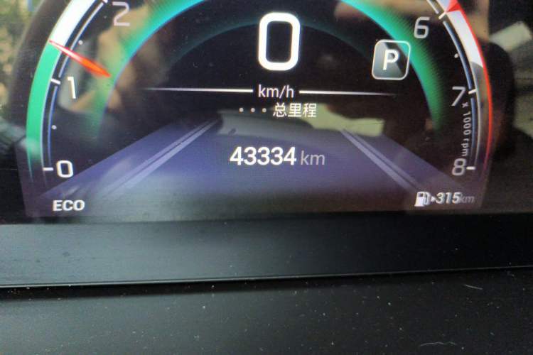 Used GAC Trumpchi M6 2021 PRO 270T DCT Elite Edition Odometer Close Up