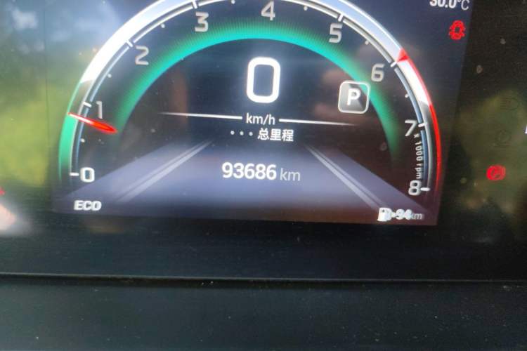 Used GAC Trumpchi M6 2021 PRO 270T Automatic Luxury Edition Odometer Close Up