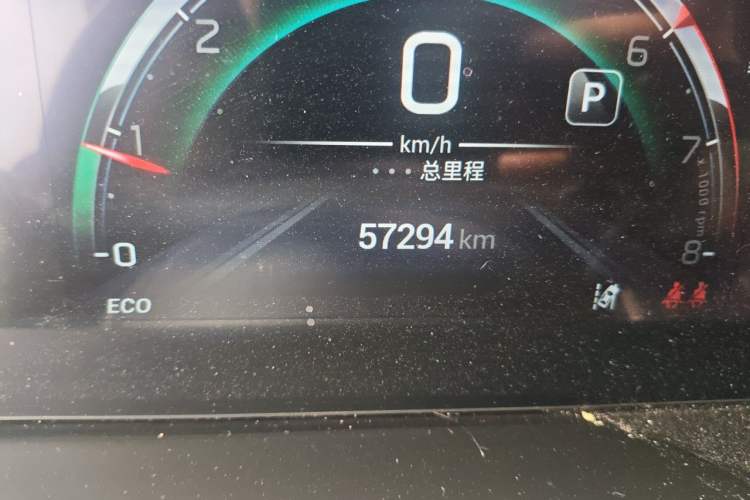 Used GAC Trumpchi M6 2021 PRO 270T DCT Prestige Edition Odometer Close Up