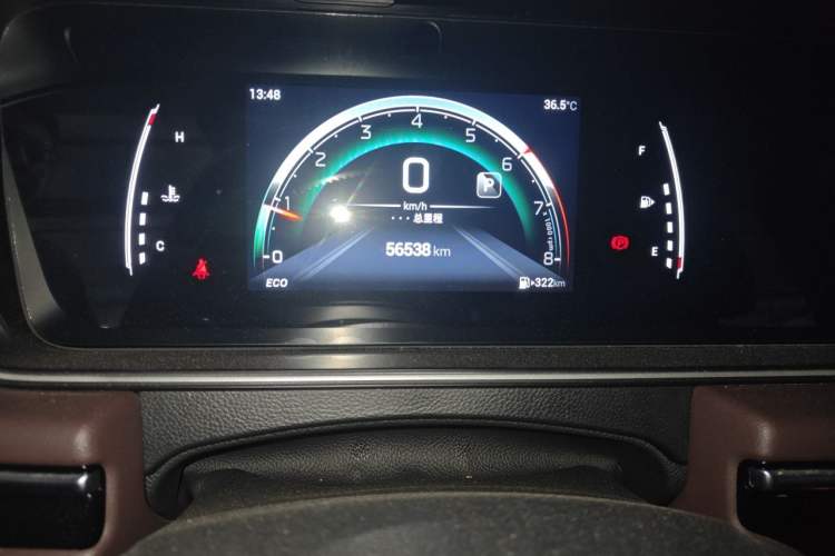 Used GAC Trumpchi M6 2021 PRO 270T DCT Luxury Edition Odometer Close Up