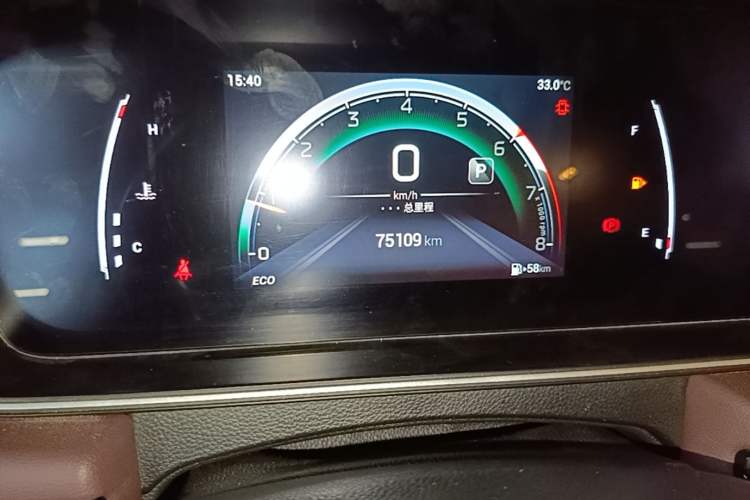 Used GAC Trumpchi M6 2021 PRO 270T DCT Luxury Edition Odometer Close Up