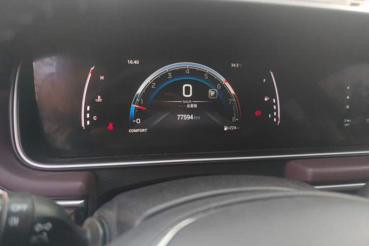 Used GAC Trumpchi M6 2021 PRO 270T DCT Luxury Edition Odometer Close Up