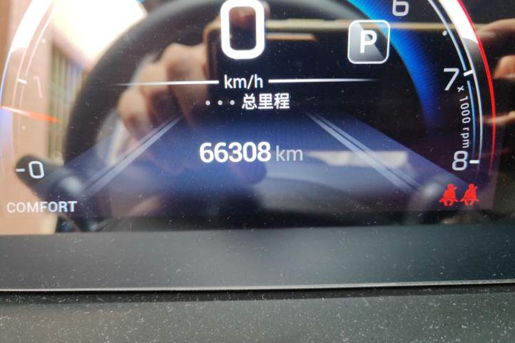 Used GAC Trumpchi M6 2021 PRO 270T Automatic Luxury Edition Odometer Close Up