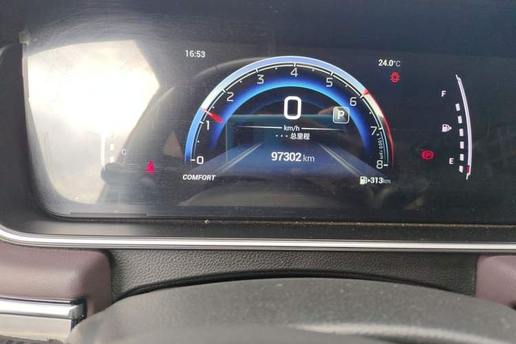 Used GAC Trumpchi M6 2021 PRO 270T Automatic Luxury Edition Odometer Close Up
