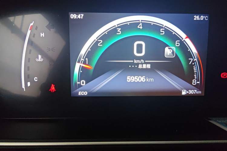 Used GAC Trumpchi M6 2021 PRO 270T DCT Elite Edition Odometer Close Up