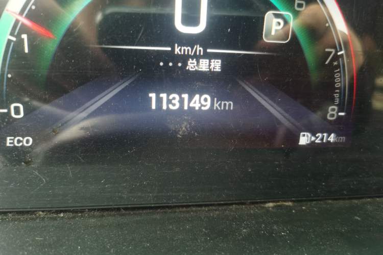 Used GAC Trumpchi M6 2021 PRO 270T Automatic Luxury Edition Odometer Close Up