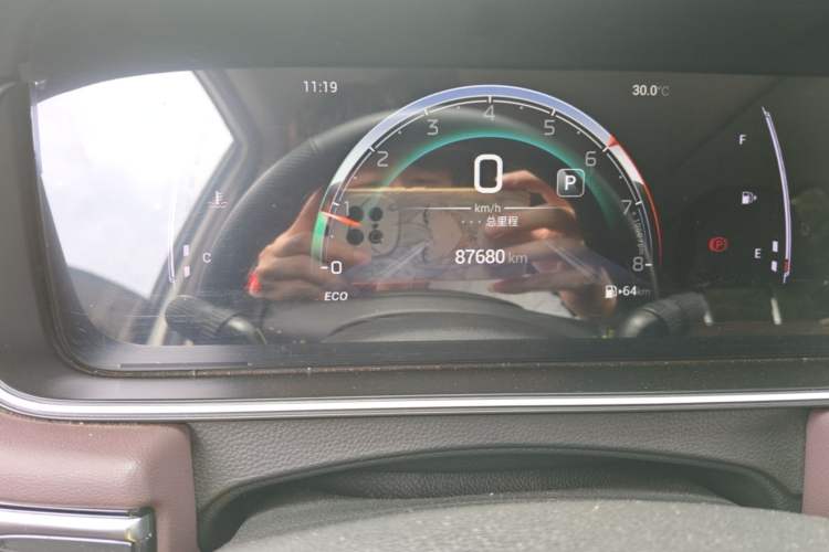 Used GAC Trumpchi M6 2021 PRO 270T DCT Prestige Edition Odometer Close Up