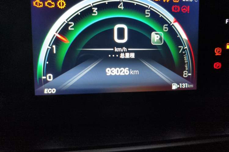 Used GAC Trumpchi M6 2021 PRO 270T DCT Luxury Edition Odometer Close Up