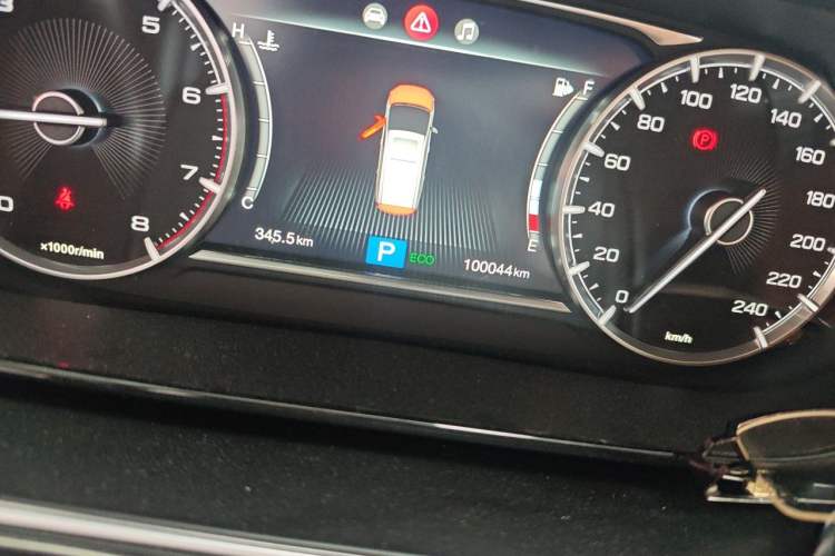 Used GAC Trumpchi M6 2021 270T DCT Elite Edition (7-seater) Odometer Close Up