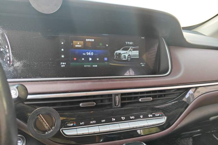 Used GAC Trumpchi M6 2023 PRO 270T DCT Luxury Edition Audio And AC Panel