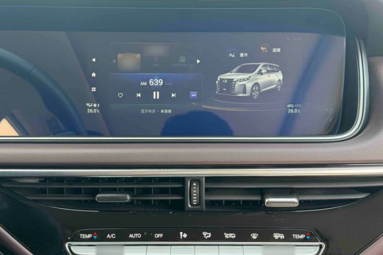 Used GAC Trumpchi M6 2023 PRO 270T DCT Luxury Edition Audio And AC Panel