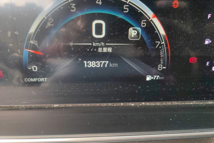 Used GAC Trumpchi M6 2023 PRO 270T DCT Luxury Edition Odometer Close Up