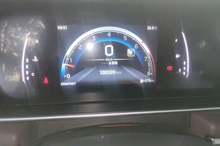 Used GAC Trumpchi M6 2023 PRO 270T DCT Luxury Edition Odometer Close Up
