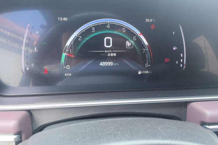 Used GAC Trumpchi M6 2023 PRO 270T DCT Luxury Edition Odometer Close Up