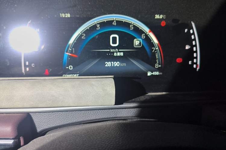 Used GAC Trumpchi M6 2023 PRO 270T DCT Luxury Edition Odometer Close Up