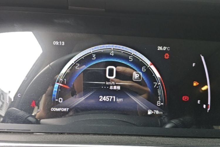 Used GAC Trumpchi M6 2023 PRO 270T DCT Luxury Edition Odometer Close Up
