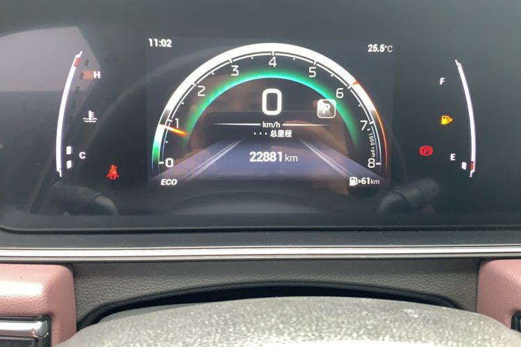Used GAC Trumpchi M6 2023 PRO 270T DCT Luxury Edition Odometer Close Up