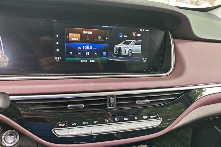 Used GAC Trumpchi M6 2023 PRO 270T DCT Luxury Edition Audio And AC Panel