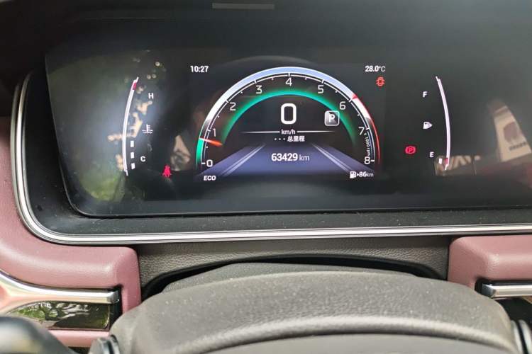 Used GAC Trumpchi M6 2023 PRO 270T DCT Elite Edition Odometer Close Up