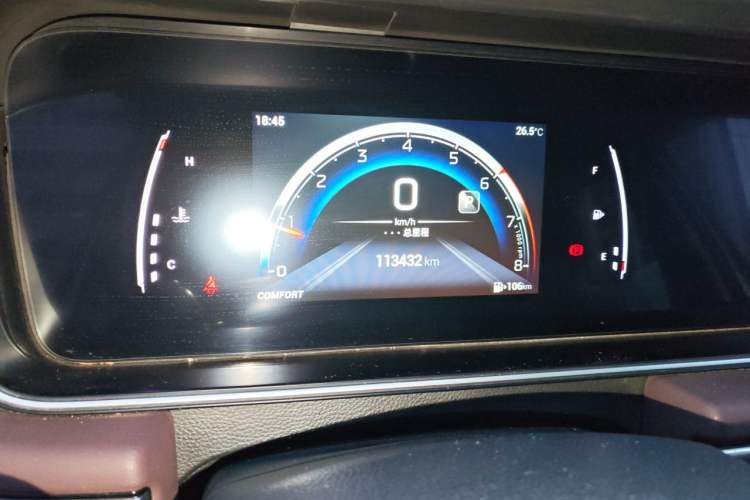 Used GAC Trumpchi M6 2023 PRO 270T DCT Luxury Edition Odometer Close Up