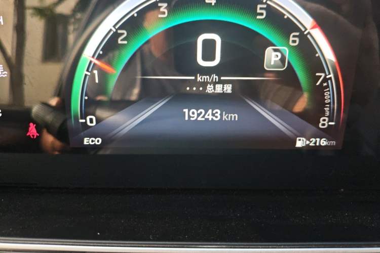 Used GAC Trumpchi M6 2023 PRO 270T DCT Elite Edition Odometer Close Up
