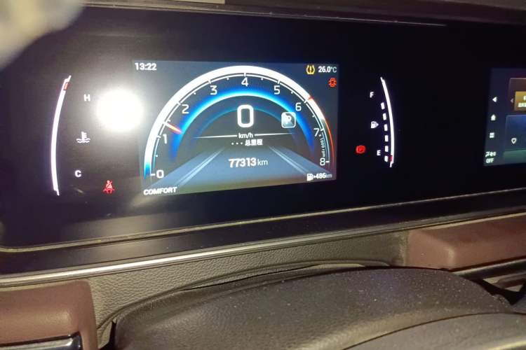Used GAC Trumpchi M6 2023 PRO 270T DCT Luxury Edition Odometer Close Up