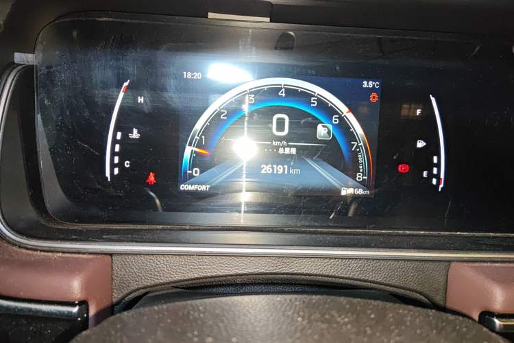 Used GAC Trumpchi M6 2023 PRO 270T DCT Luxury Edition Odometer Close Up