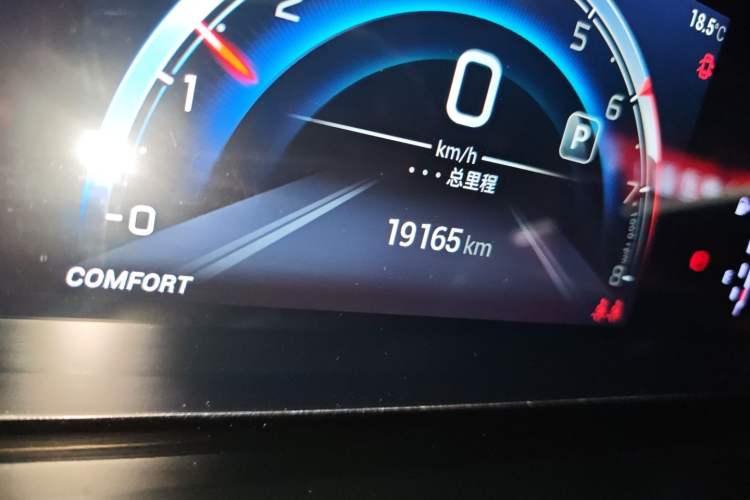 Used GAC Trumpchi M6 2023 PRO 270T DCT Luxury Edition Odometer Close Up