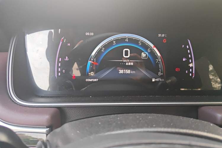 Used GAC Trumpchi M6 2023 PRO 270T DCT Luxury Edition Odometer Close Up