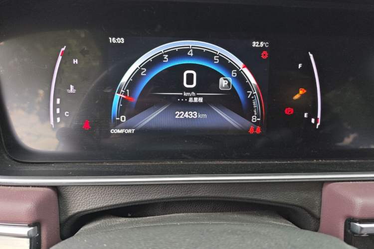 Used GAC Trumpchi M6 2023 PRO 270T DCT Luxury Edition Odometer Close Up
