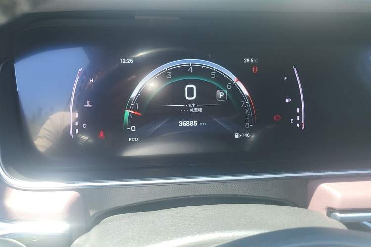 Used GAC Trumpchi M6 2023 PRO 270T DCT Luxury Edition Odometer Close Up