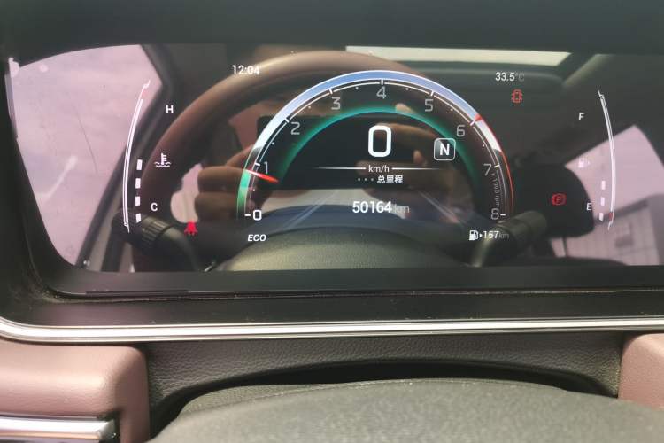 Used GAC Trumpchi M6 2023 PRO 270T DCT Luxury Edition Odometer Close Up