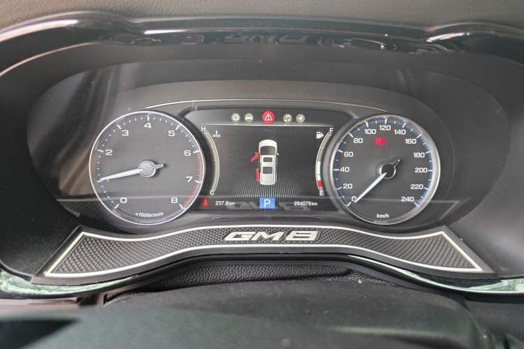 Used GAC Trumpchi M8 2018 320T Luxury Edition Odometer Close Up