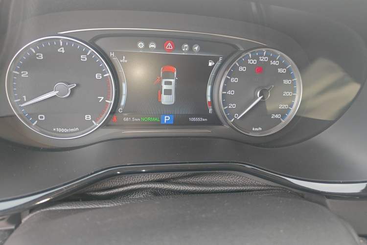 Used GAC Trumpchi M8 2018 320T Luxury Edition Odometer Close Up