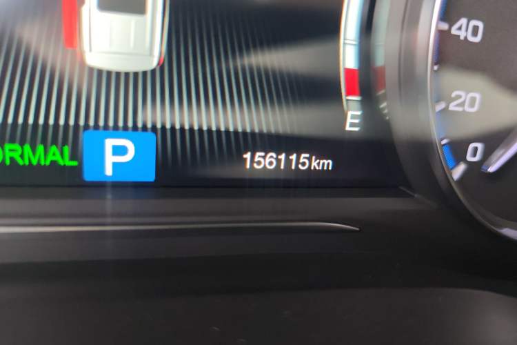 Used GAC Trumpchi M8 2018 320T Luxury Edition Odometer Close Up