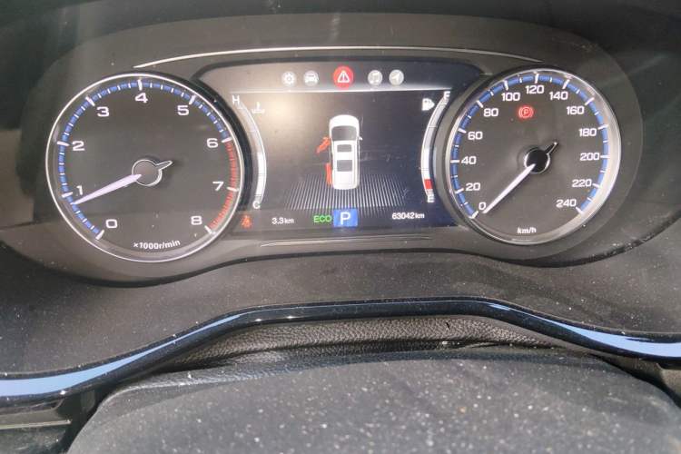 Used GAC Trumpchi M8 2018 320T Luxury Edition Odometer Close Up