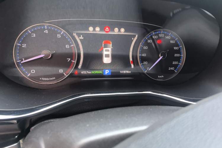 Used GAC Trumpchi M8 2018 320T Luxury Edition Odometer Close Up
