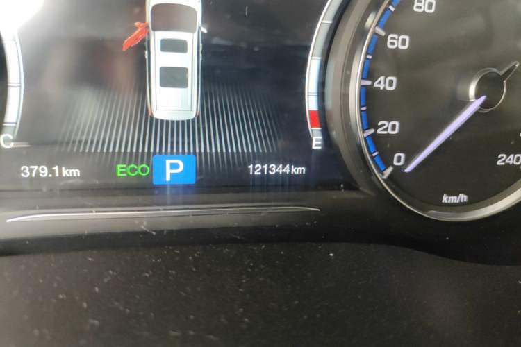 Used GAC Trumpchi M8 2018 320T Luxury Edition Odometer Close Up