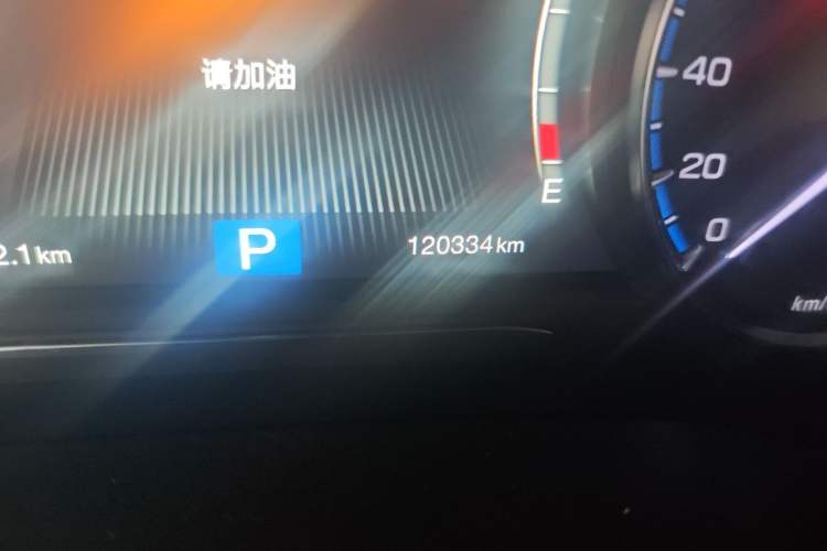 Used GAC Trumpchi M8 2018 320T Luxury Edition Odometer Close Up