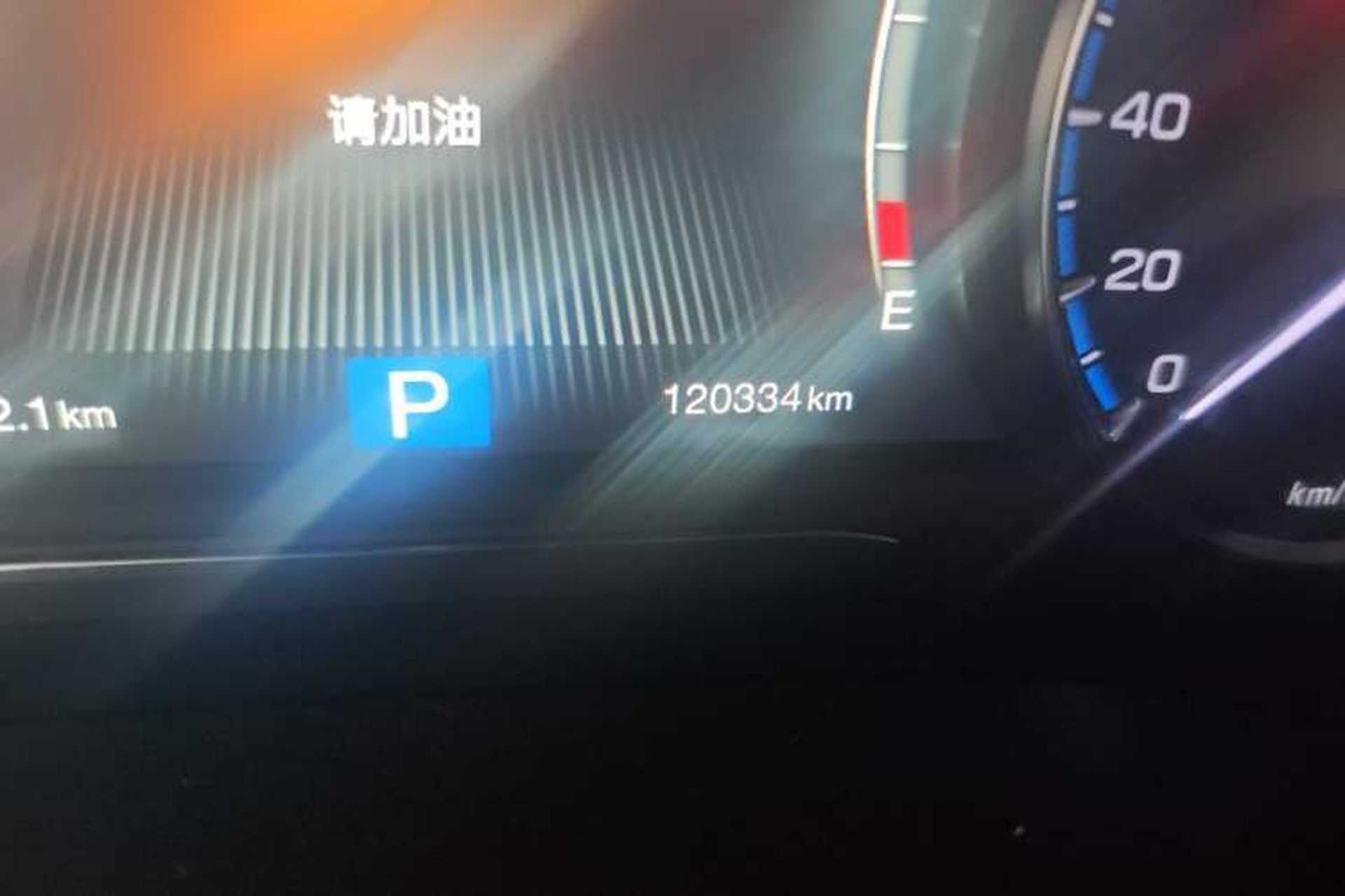 Used GAC Trumpchi M8 2018 320T Luxury Edition Odometer Close Up