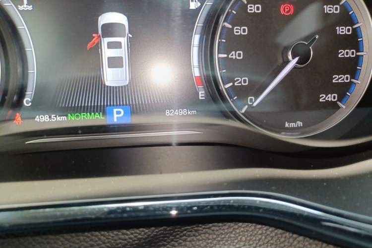 Used GAC Trumpchi M8 2018 320T Luxury Edition Odometer Close Up